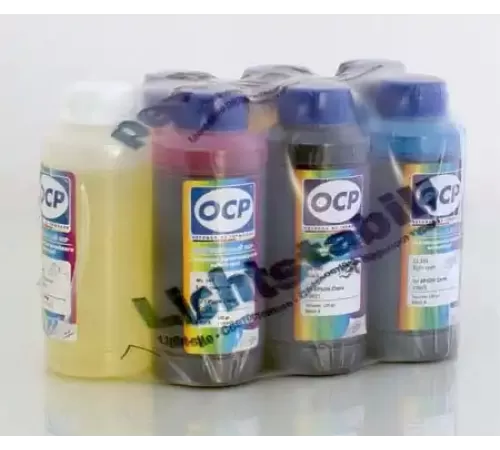 Чернила для Epson (OCP) комплектами, Комплект чернил OCP для Epson Claria x7 (BK 140, C/M/Y 140, ML/CL 141, RSL) с промывочной жидкостью