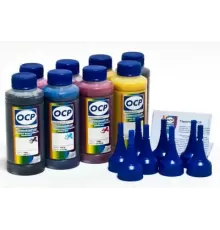 Комплект чернил OCP для Epson R1900/2000 x8 (EGO, BKP110/111, CP110, YP116, RP110, MP110, OP 110)