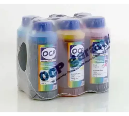 Чернила для Epson (OCP) комплектами, Комплект чернил OCP для Epson R200 x6 (BK 73, C 76, CL 77, M 72, ML 73, Y 61)