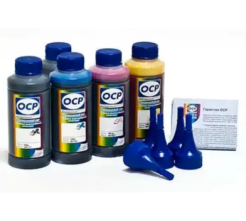 Чернила для Epson (OCP) комплектами, Комплект чернил OCP для Epson XP600 (BKP 115, C 142, BK/M/Y 140) x5